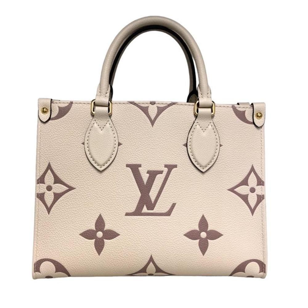 Louis Vuitton On The Go PM Shoulder Bag Creme